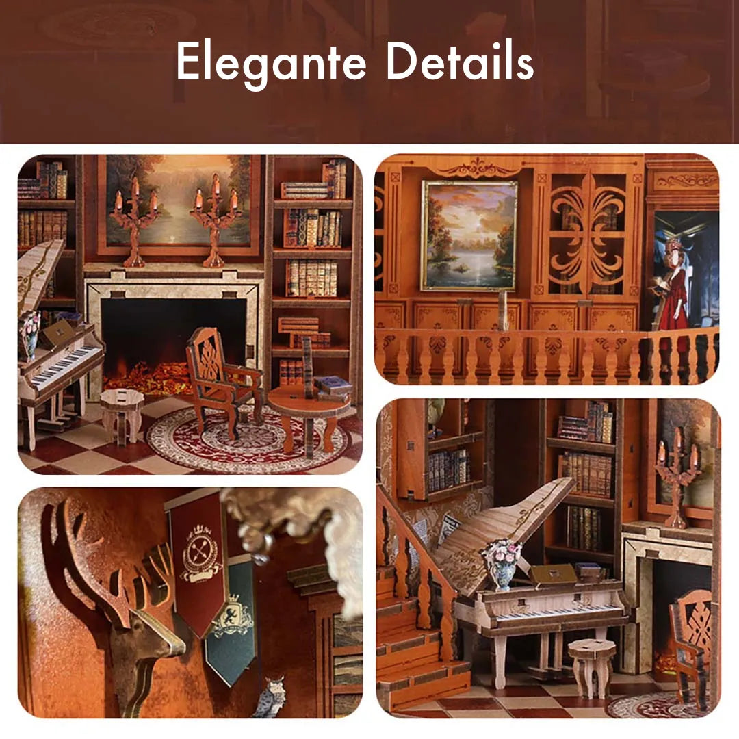 Kit de Book Nook de Pequeño Libro de Construcciones Grimm's