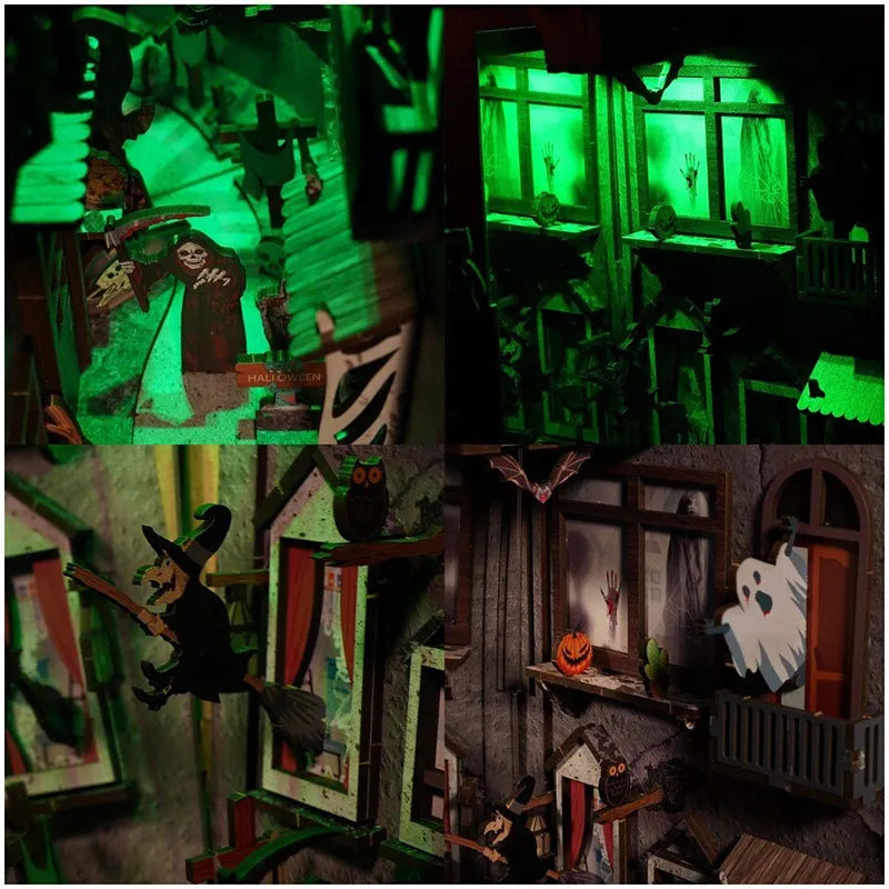 Kit de Book Nook Callejón de Halloween