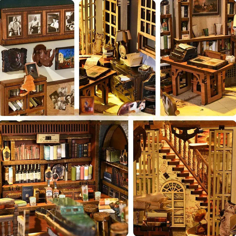 Kit de Book Nook Casa de Hemingway