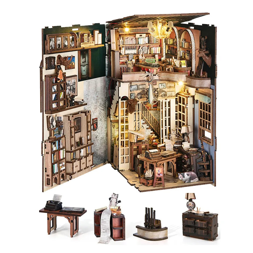 Kit de Book Nook Casa de Hemingway