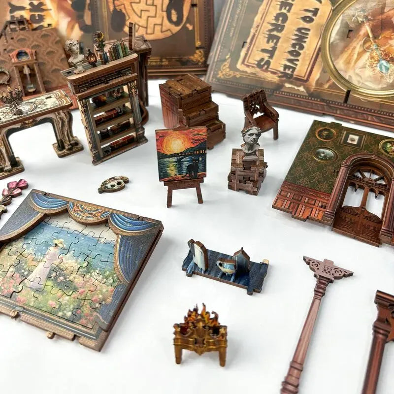 Kit de Book Nook para encontrar las llaves