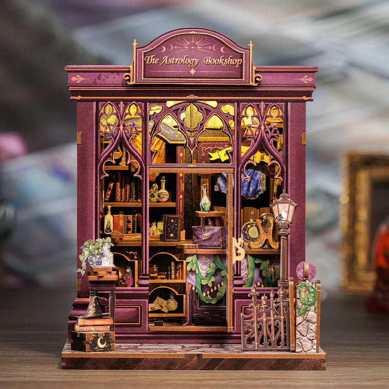 Kit de Book Nook de la librería de astrología