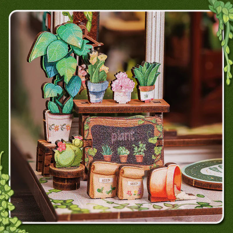 Kit de Book Nook de Librería Green Life