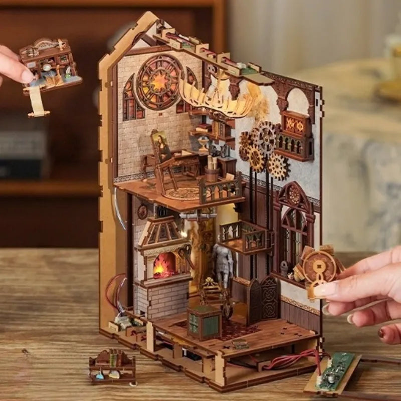 Kit de Book Nook de Leonardo da Vinci