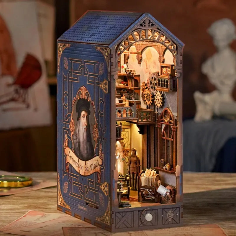 Kit de Book Nook de Leonardo da Vinci