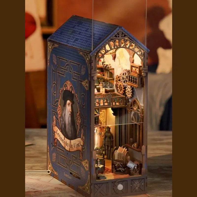 Kit de Book Nook de Leonardo da Vinci
