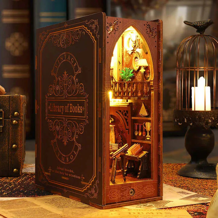 Kit de Book Nook «Biblioteca de libros»