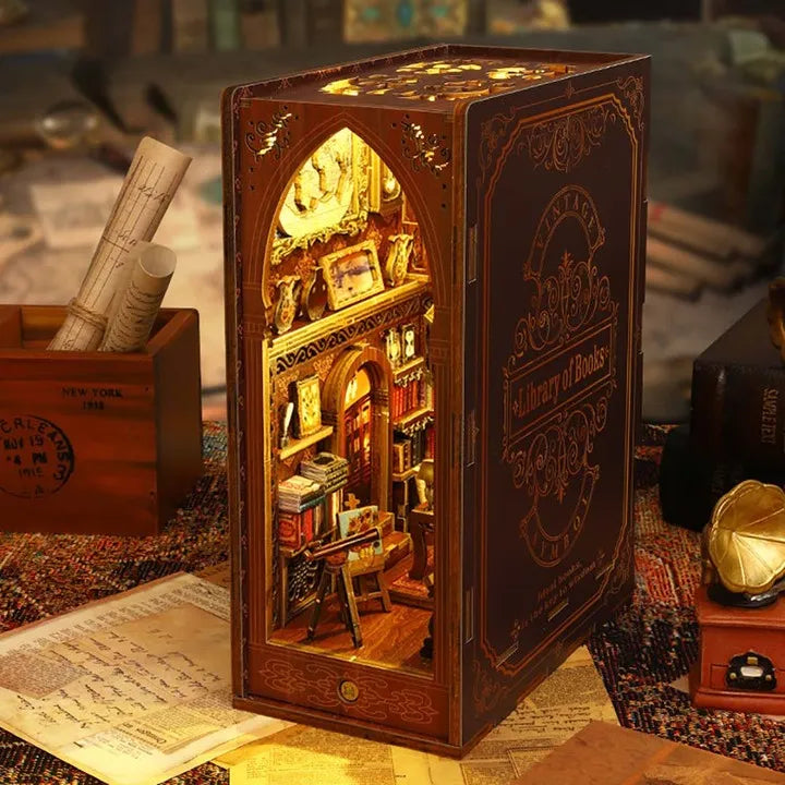 Kit de Book Nook «Biblioteca de libros»