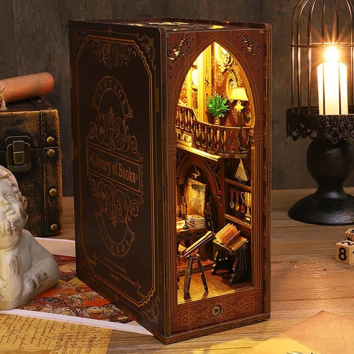 Kit de Book Nook «Biblioteca de libros»