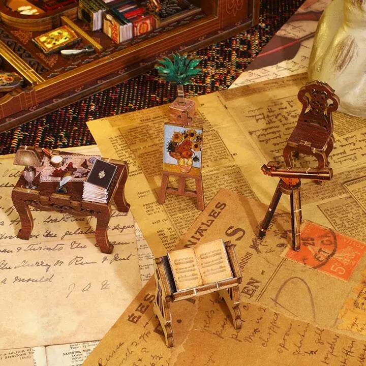 Kit de Book Nook «Biblioteca de libros»