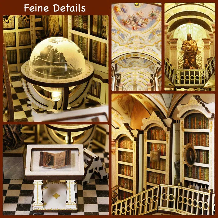 Kit de Book Nook «Biblioteca de los Dioses»