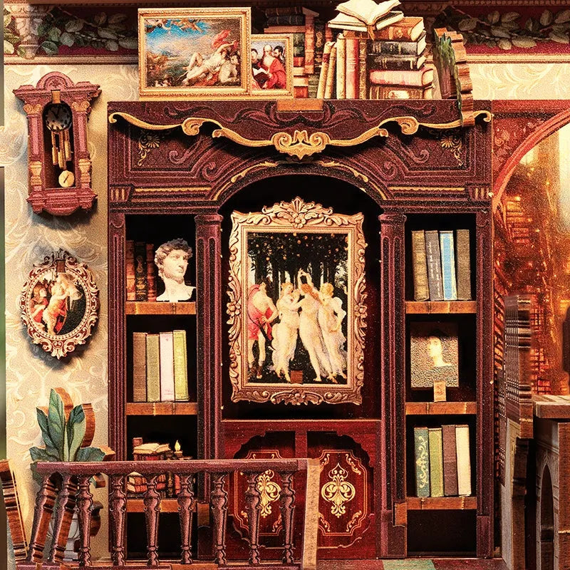 Kit de Book Nook «Biblioteca de la sabiduría»