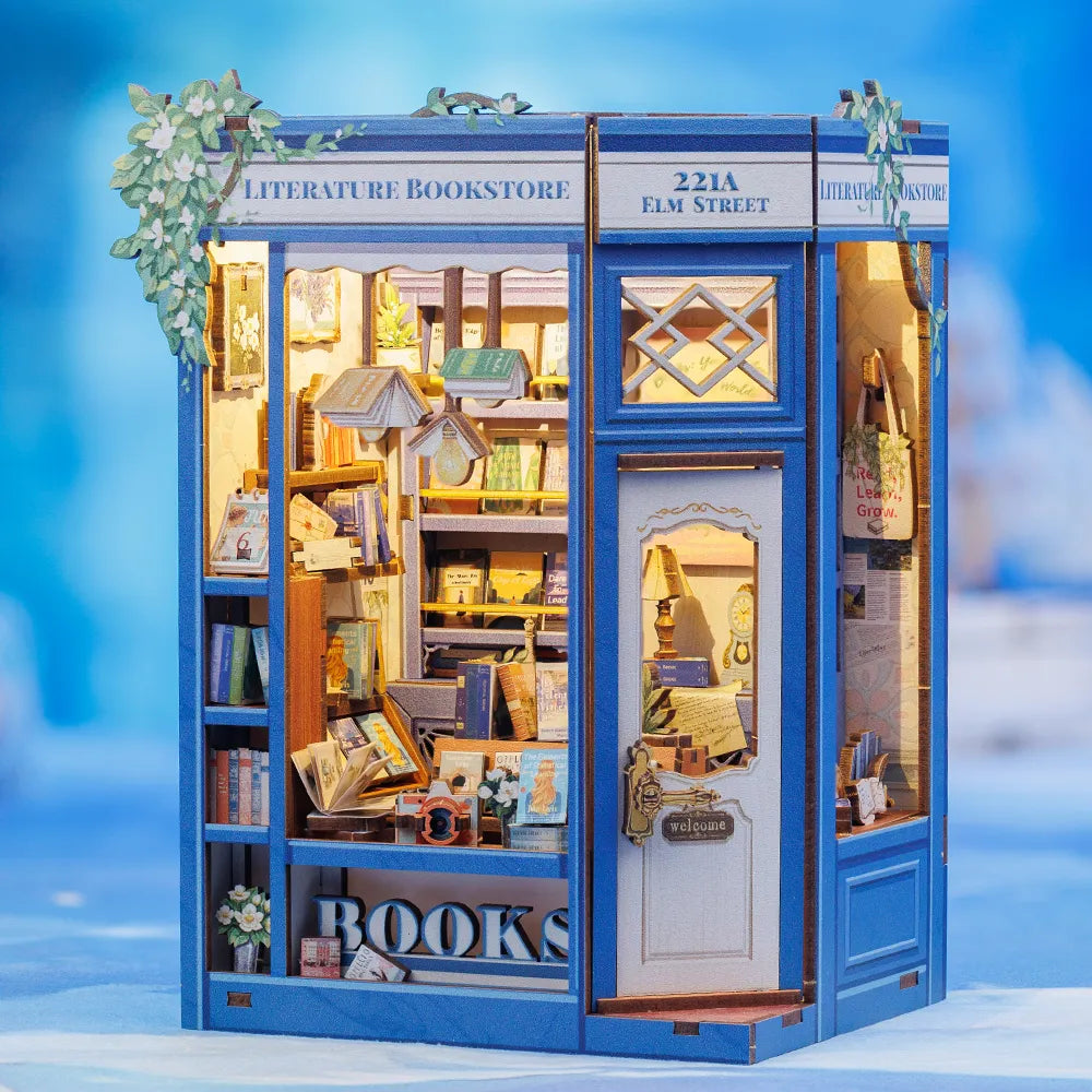 Kit de Book Nook de Librería Literaria