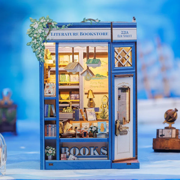 Kit de Book Nook de Librería Literaria