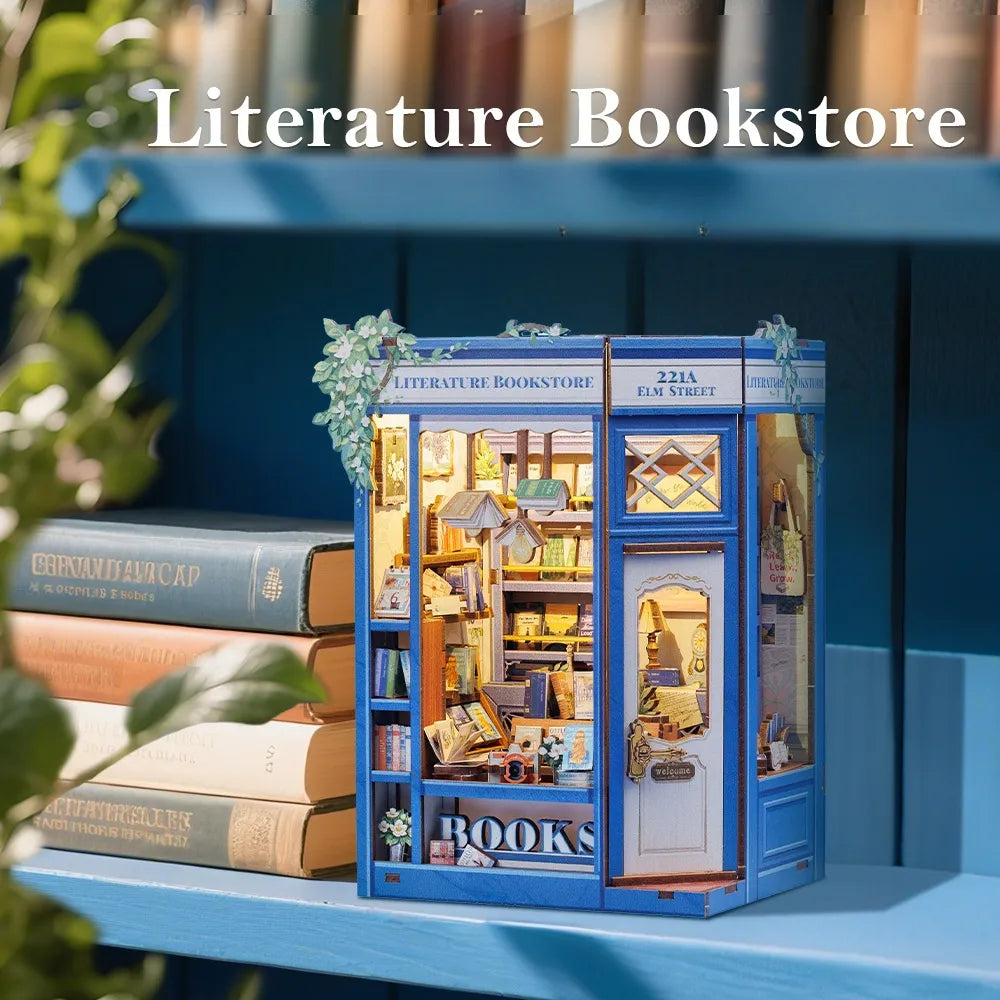 Kit de Book Nook de Librería Literaria
