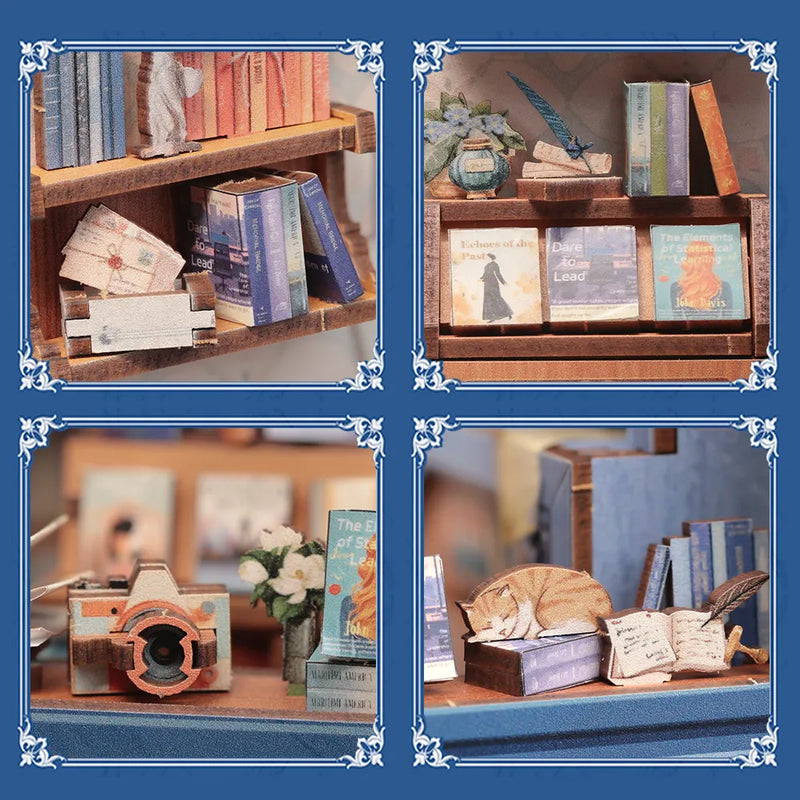 Kit de Book Nook de Librería Literaria