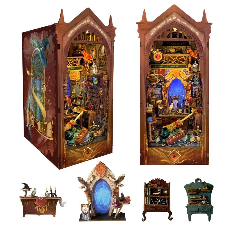 Kit de Book Nook Academia de Magia