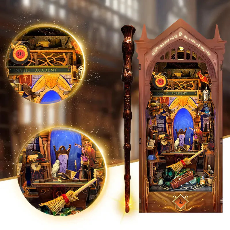 Kit de Book Nook Academia de Magia