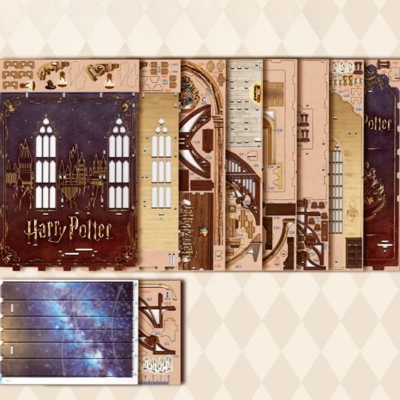 Kit de Book Nook del Gran Comedor de Hogwarts de Harry Potter