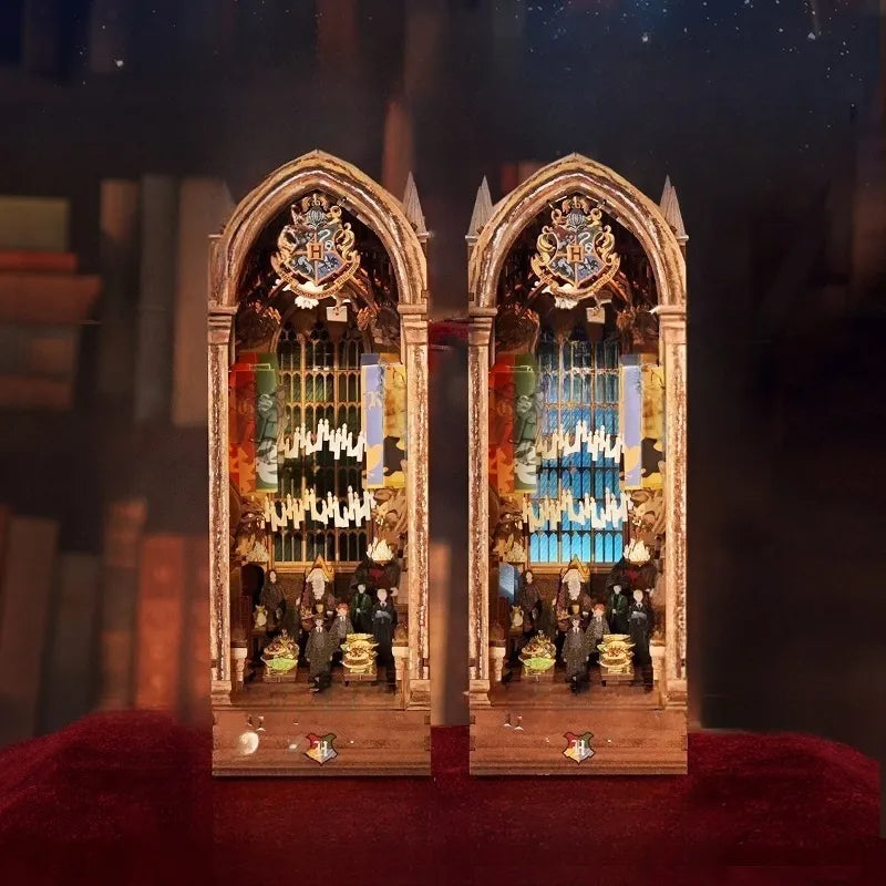 Kit de Book Nook del Gran Comedor de Hogwarts de Harry Potter