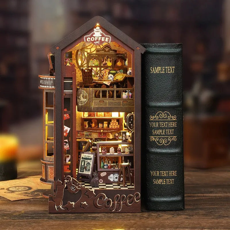 Kit de Book Nook de Cafetería Mágica