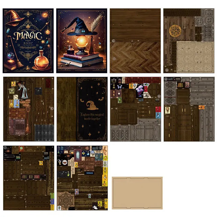 Kit de Book Nook Noche Mágica