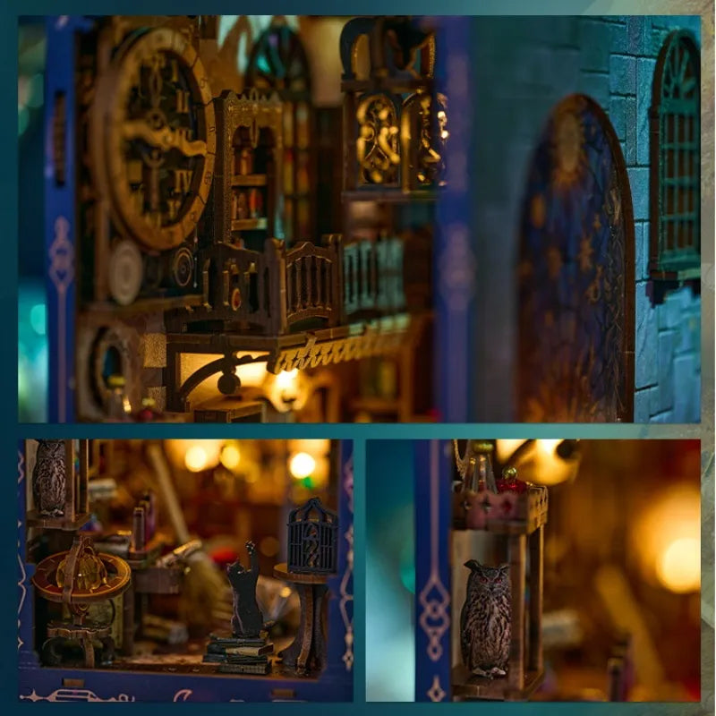 Magic Research Society book nook kit – detail view 2