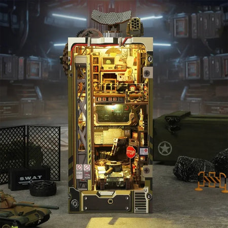 Kit de Book Nook de Base Militar