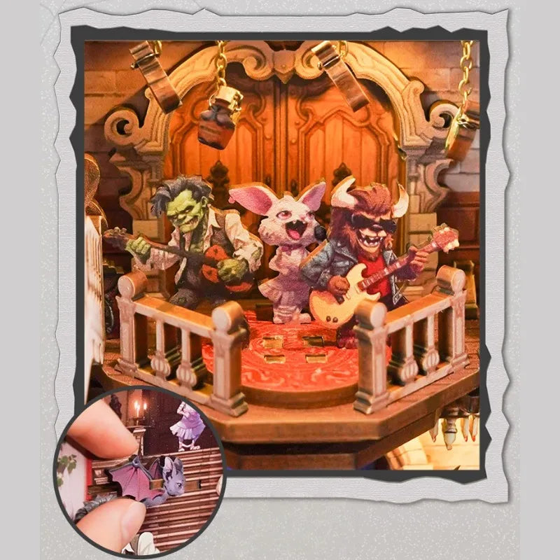 Kit de Book Nook Carnaval de Monstruos