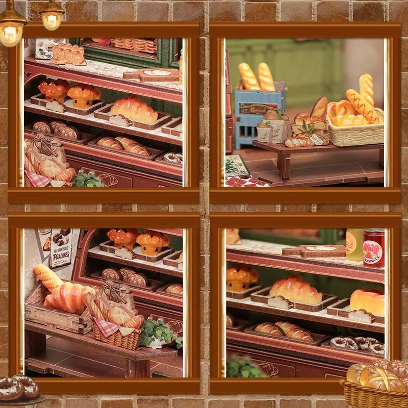 Kit de casa en miniatura Mrs. Hunt Bakery