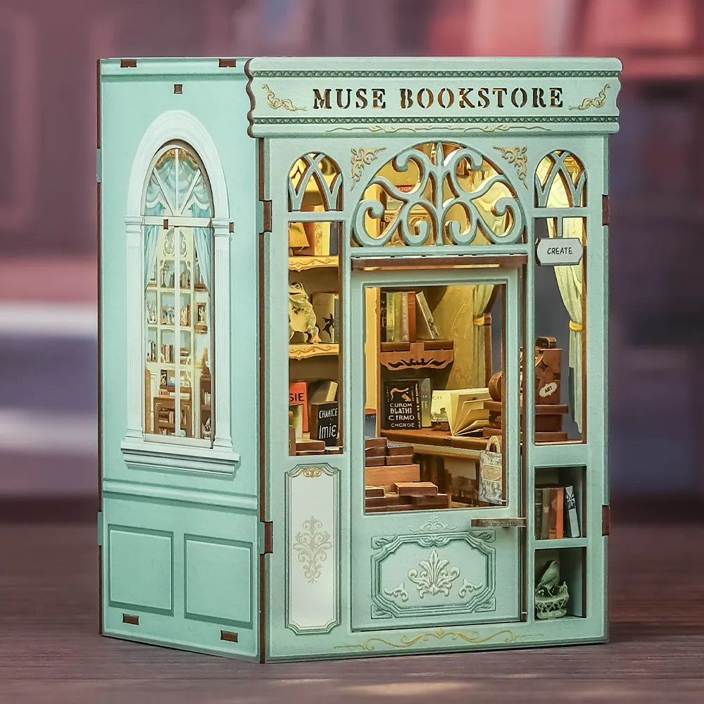 Kit de Book Nook de Librería Muse
