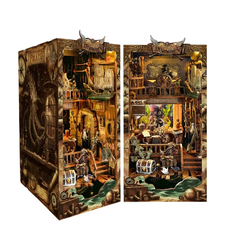 Kit de Book Nook «Barco fantasma del Nuevo Mundo»