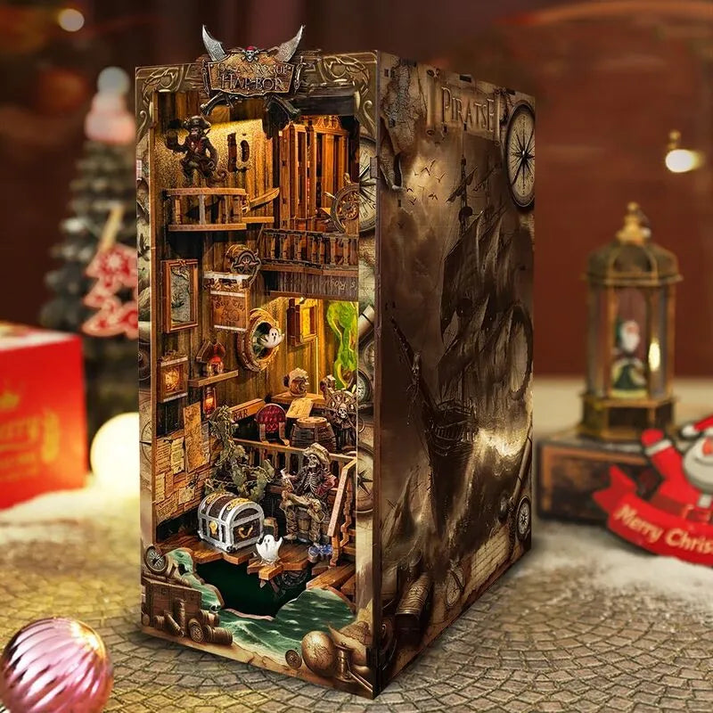 Kit de Book Nook «Barco fantasma del Nuevo Mundo»