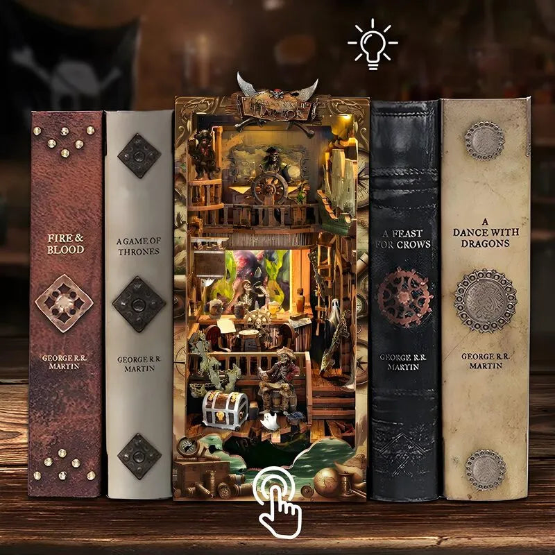 Kit de Book Nook «Barco fantasma del Nuevo Mundo»