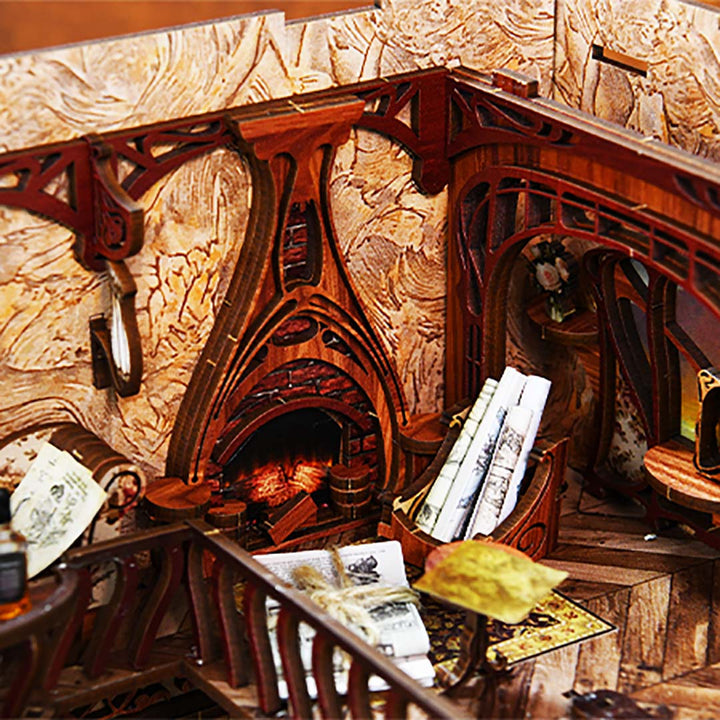 Kit de Book Nook «El día del pintor al anochecer»
