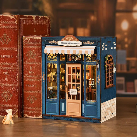 Kit de Book Nook de Sala de Lectura con Pérgola
