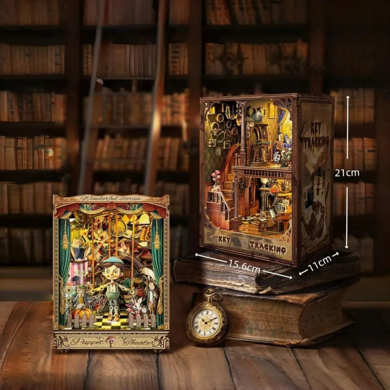 Kit de Book Nook «El libro de aventuras de Puppet»