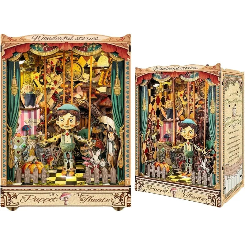 Kit de Book Nook «El libro de aventuras de Puppet»