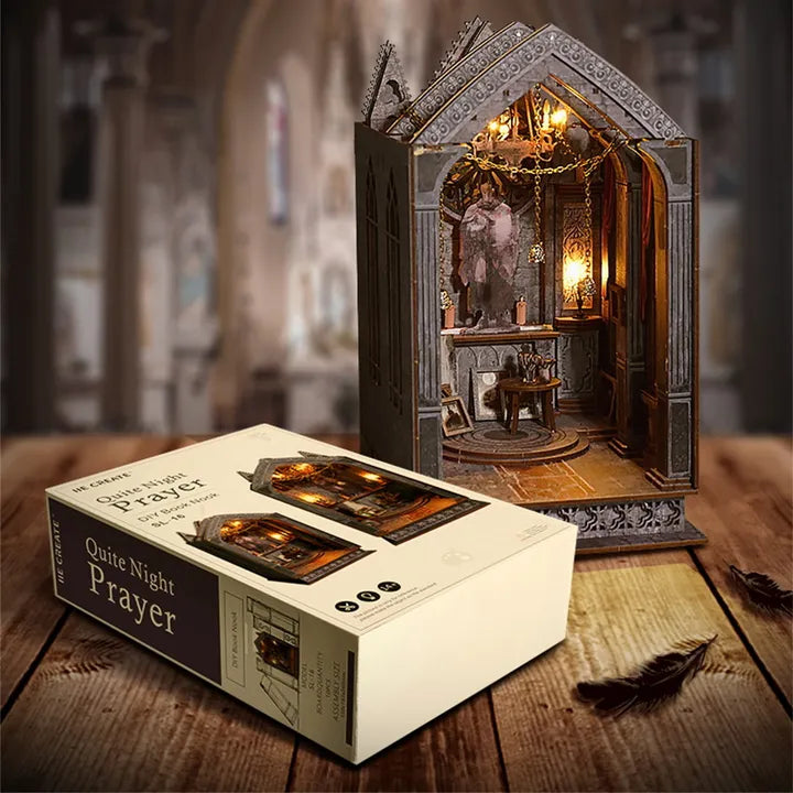 Kit de estantería de libros «Oración de la noche tranquila»