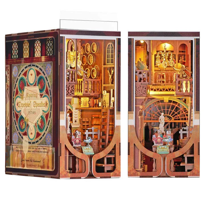 Kit de Book Nook Speakeasy de los Locos Años Veinte