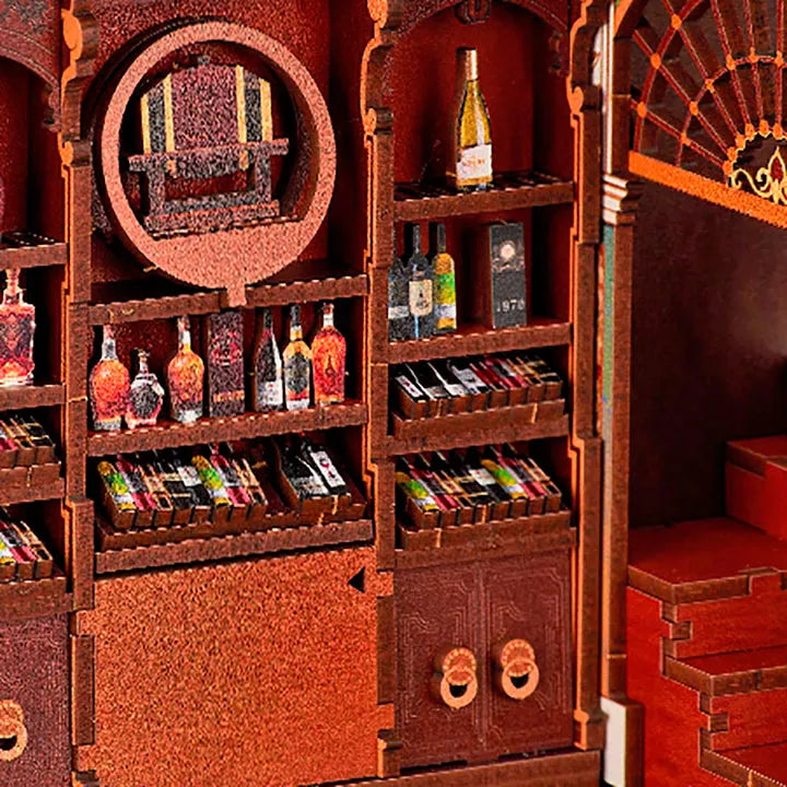 Kit de Book Nook Speakeasy de los Locos Años Veinte