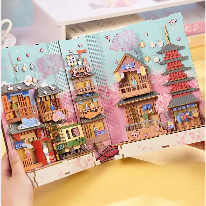 Kit de Book Nook Sakura Bazaar