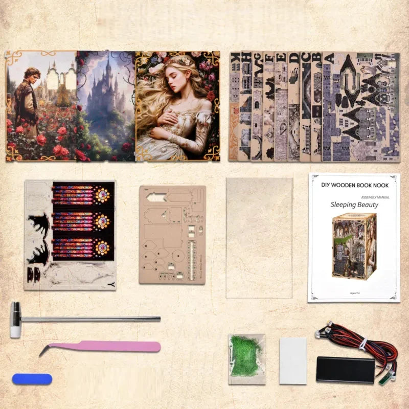 Kit de Book Nook de La Bella Durmiente