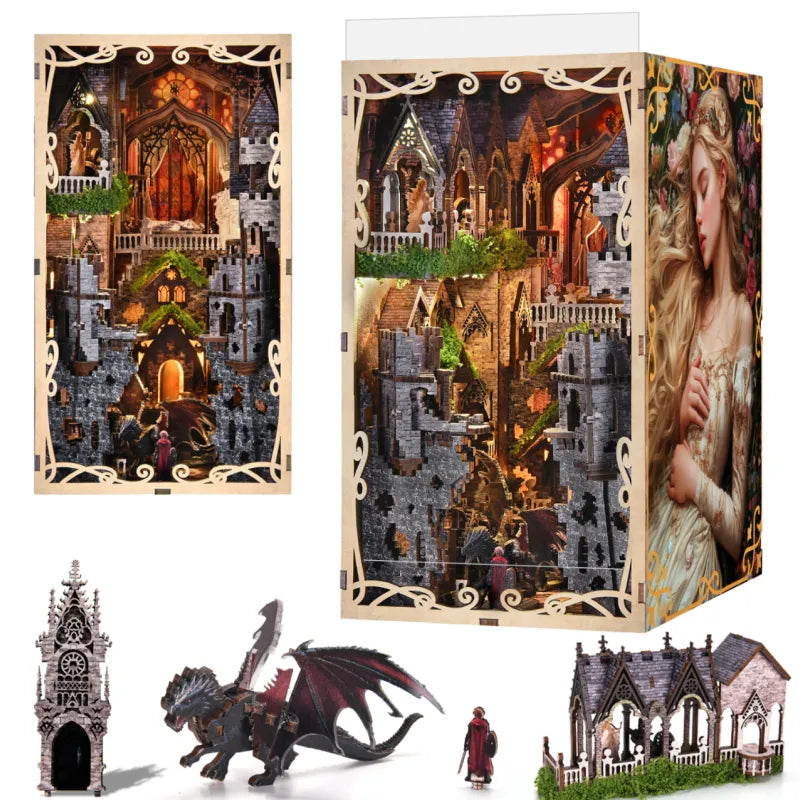 Kit de Book Nook de La Bella Durmiente