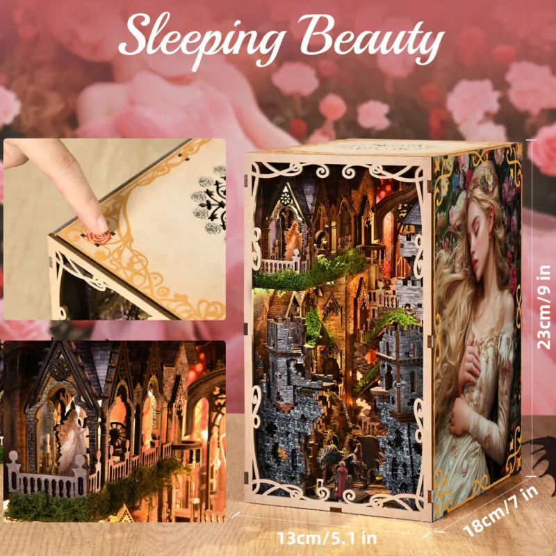 Kit de Book Nook de La Bella Durmiente