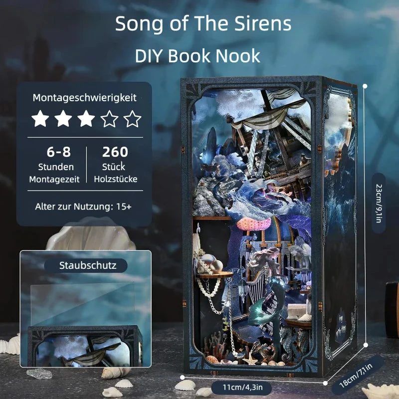 Kit de Book Nook «El canto de las sirenas»