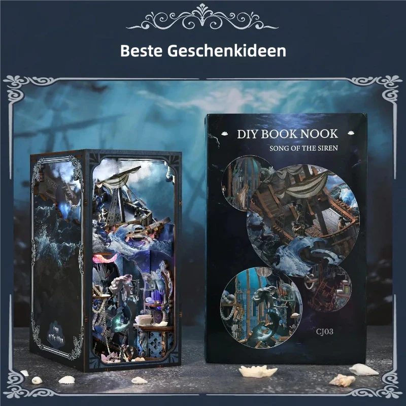 Kit de Book Nook «El canto de las sirenas»