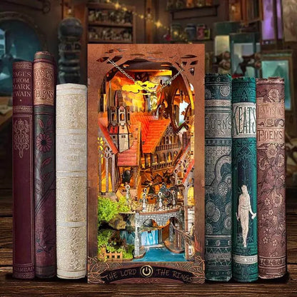 Book Nook - Valle del Espíritu del Anillo Mágico | inspirado en El Señor de los Anillos