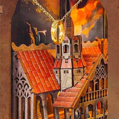 Book Nook - Valle del Espíritu del Anillo Mágico | inspirado en El Señor de los Anillos