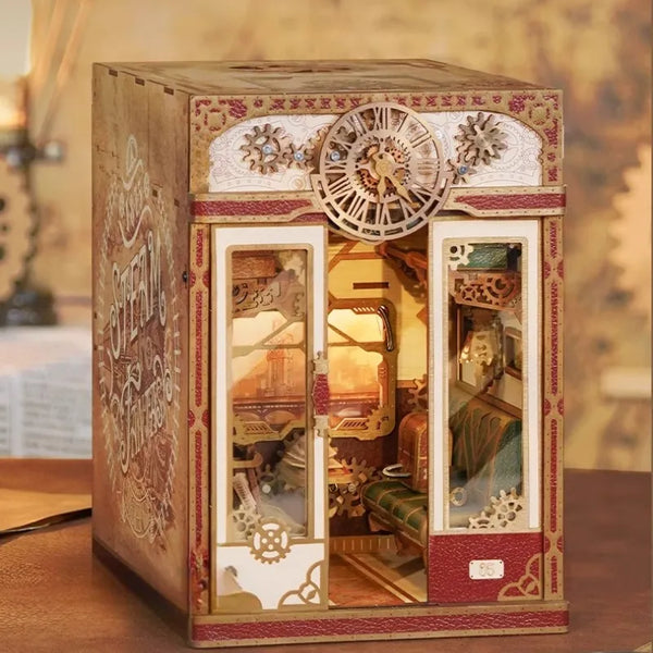 Kit de Book Nook de Fantasía Steampunk